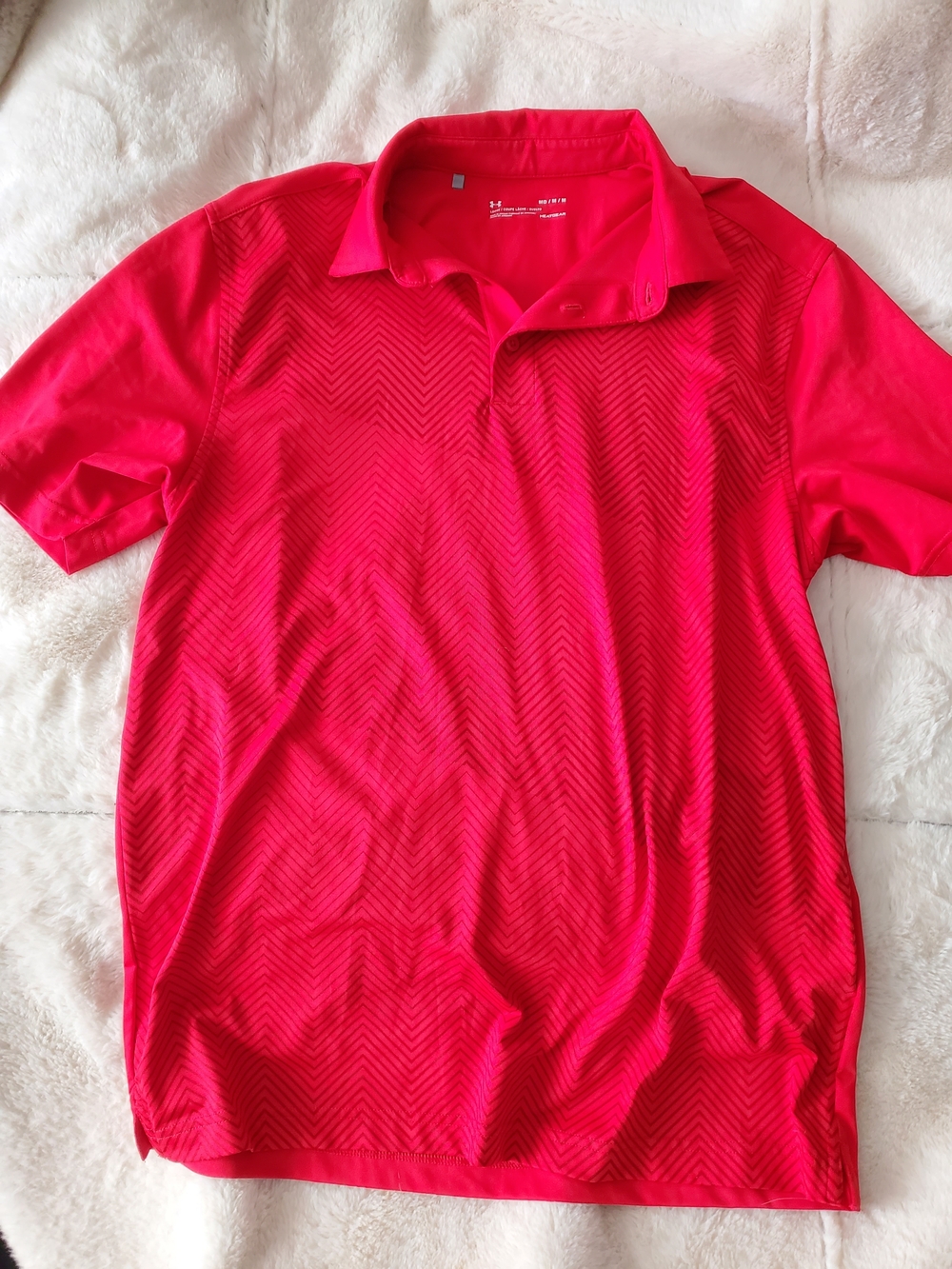 Men's Short Sleeve Polo Shirt - Red